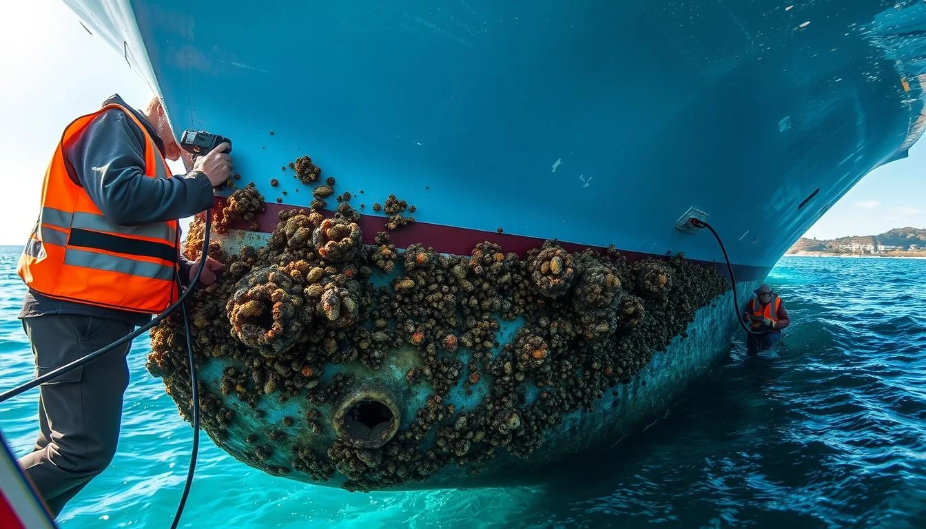 Porosty i biofouling na kadłubie – jak wpływają na osiągi jednostki?